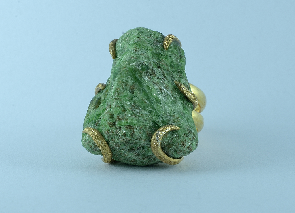 Anello avventurina verde